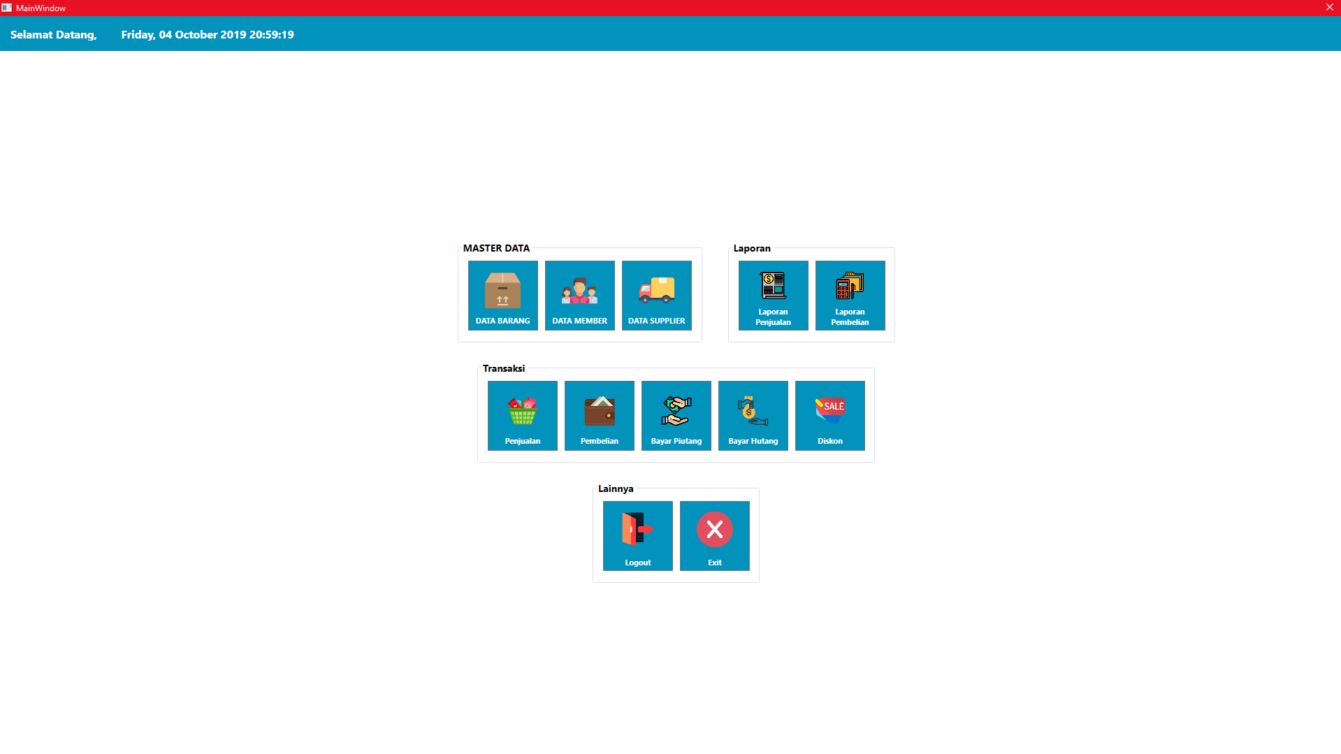 Point of Sales Application for Desktop